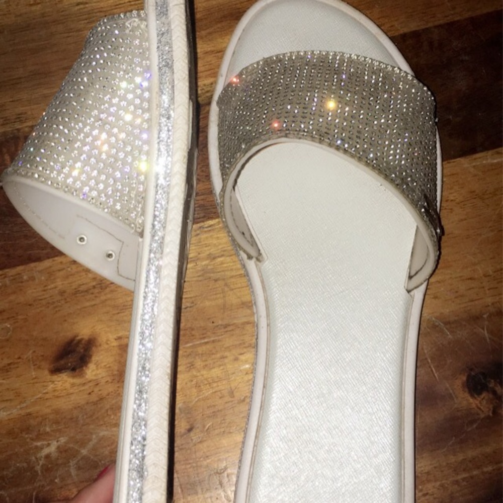 rhinestone juicy couture sandals .